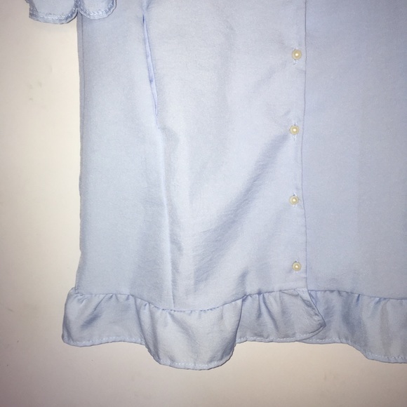 FRILLY PEARL ACCENT DRESS - Picture 2 of 2